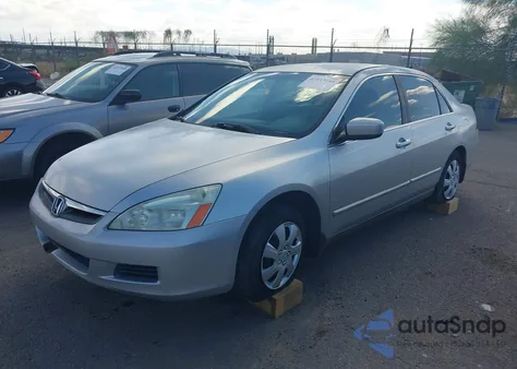 2007 Honda Accord 2.4 Lx из США, поврежденный, VIN 1HGCM56477A098748